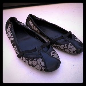 Coach Leather flats